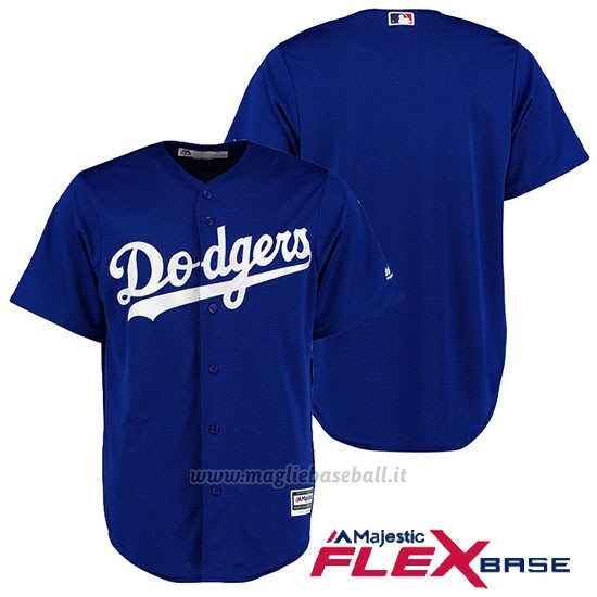 Maglia Baseball Uomo Los Angeles Dodgers Autentico Collezione Flex Base Royal